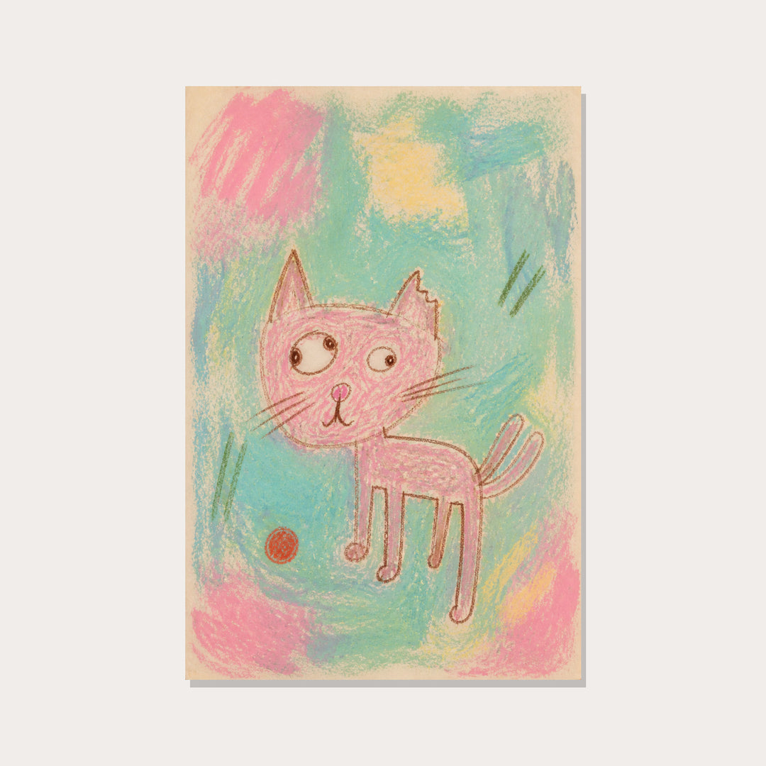 Katt Tryck – Väggkonst för barn