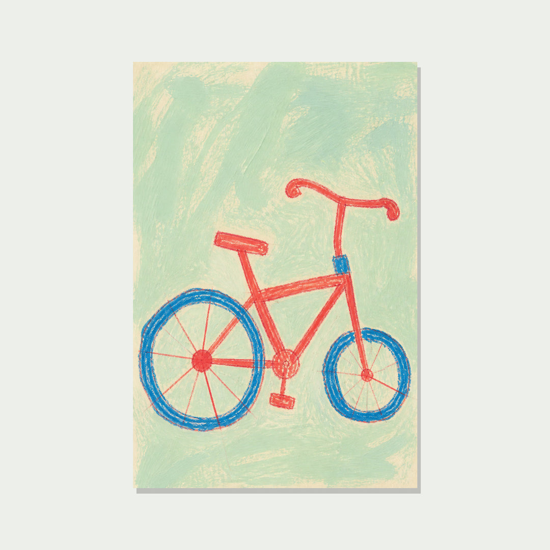 Cykel Tryck – Väggkonst för barn